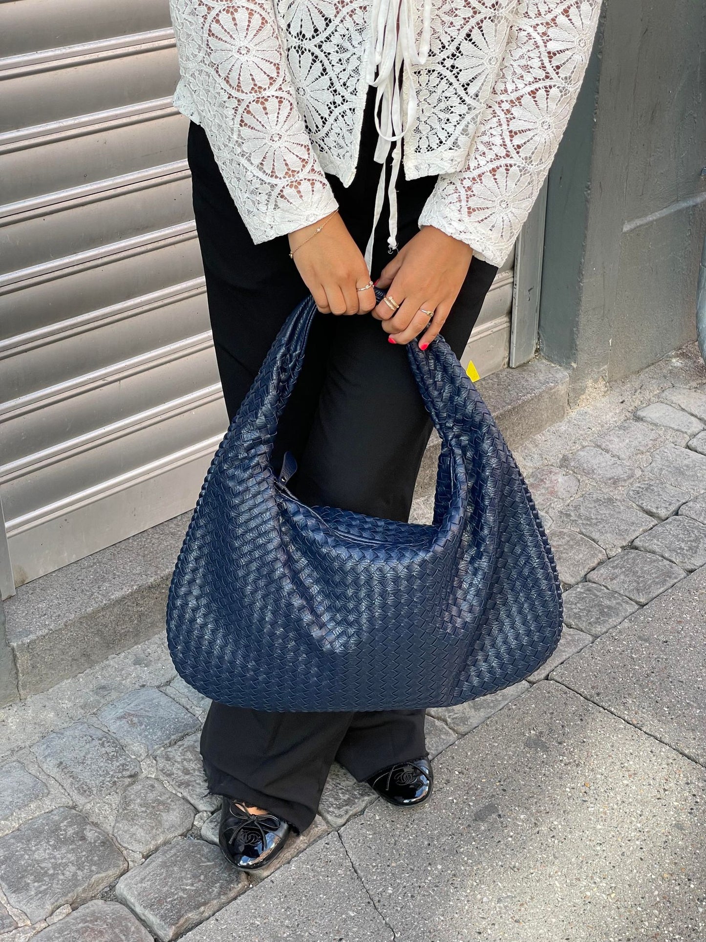 Rosetta Cross-Weave Bag