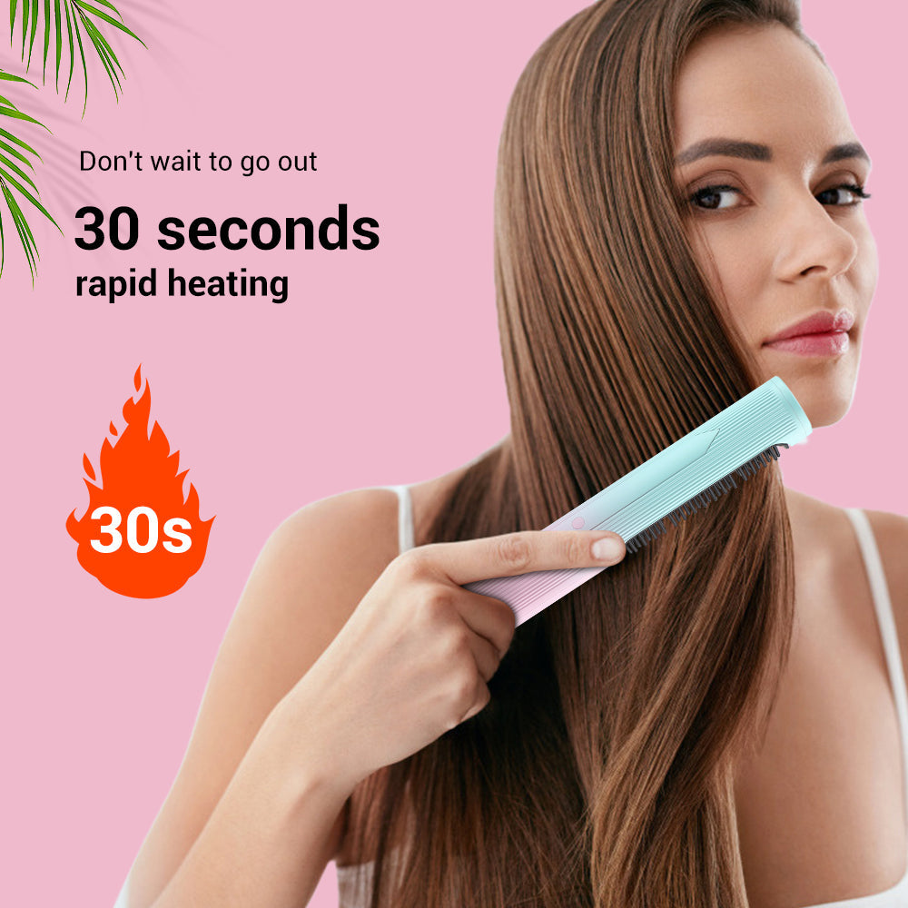 3 in 1 Frizz Wand®- Professional Straightener Brush