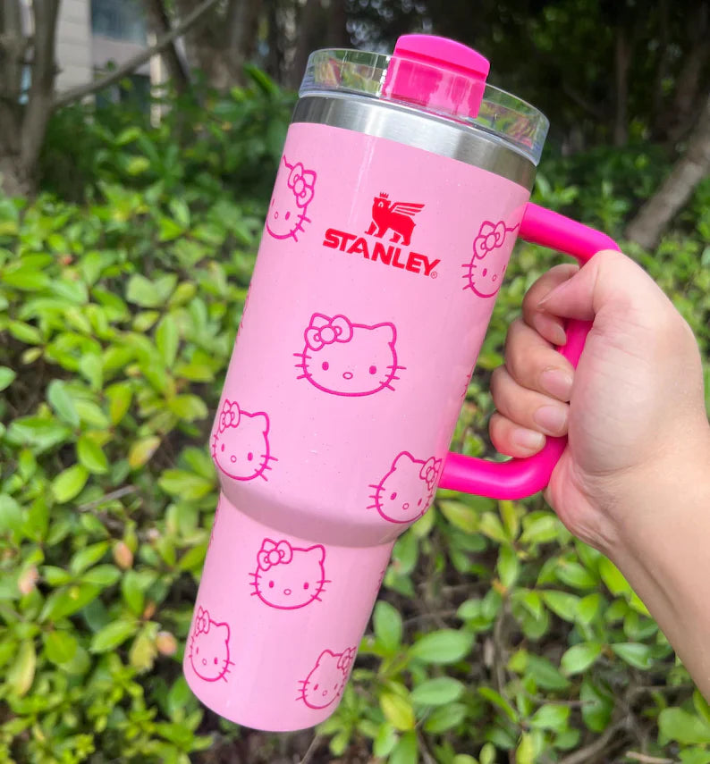 40oz Stainless Steel Hello Kitty Insulated Tumbler