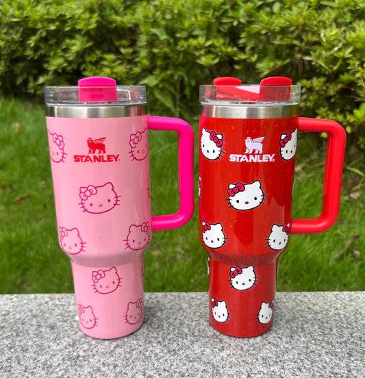 40oz Stainless Steel Hello Kitty Insulated Tumbler